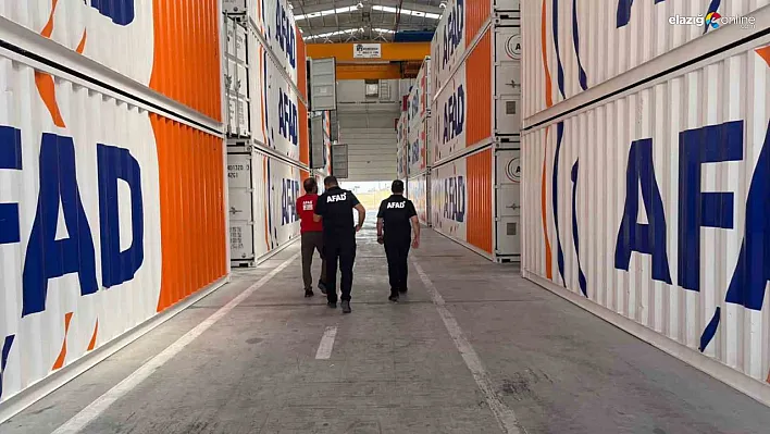 Elazığ AFAD Müdürü Cafer Giyik Lojistik Deposunu İnceledi!