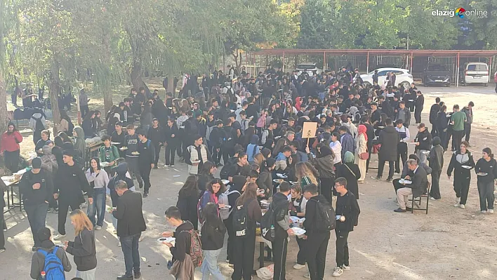 Elazığ Balakgazi Anadolu Lisesi'nden Gazze'ye Destek Kermesi!