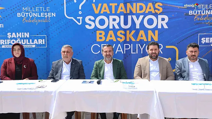 Elazığ'da Mahalle Mahalle Sorunlar Dinleniyor: Şahin Şerifoğulları Sahada!