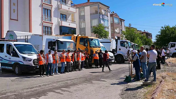 Elazığ Belediyesi'nden Mahalle Mahalle Temizlik Atağı!