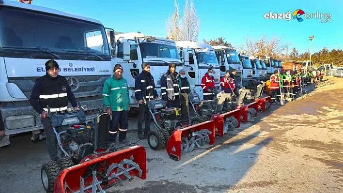 Elazığ Belediyesi kışa hazır