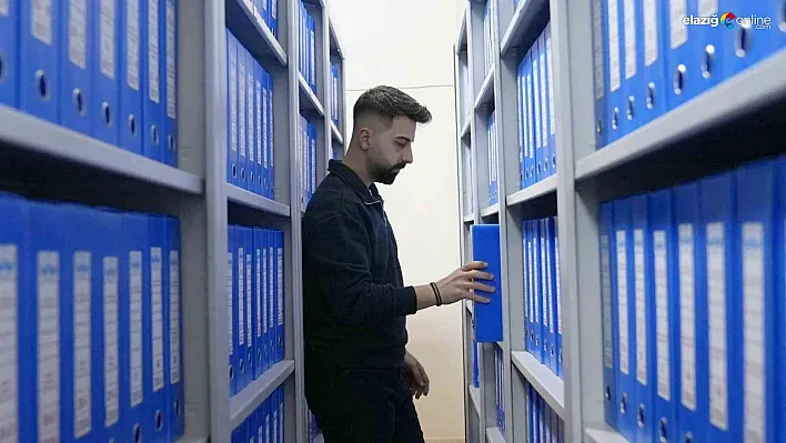 Elazığ'da milyonlarca belgeye saniyeler içinde erişim başladı!