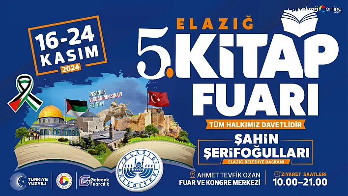 Elazığ Belediyesi'nden Öğrencilere Müjde! Kitap Fuarı'nda 10 Bin Hediye Çeki!