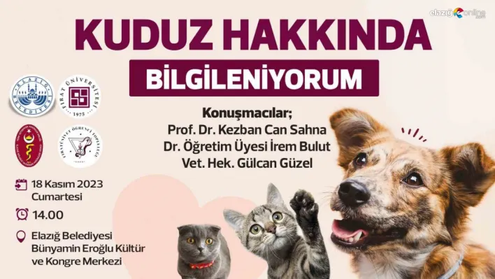 Elazığ'da 'kuduz' semineri