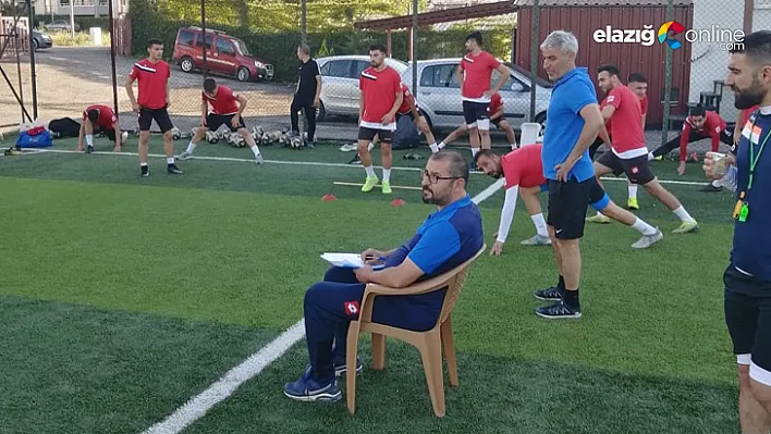 Elazığ Belediyesporlu oyuncular, dayanıklılık testine girdi