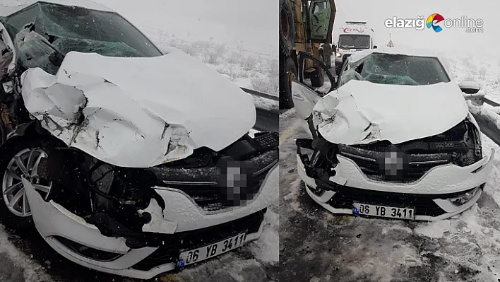 Elazığ-Bingöl yolunda kaza