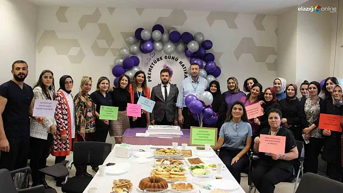 Elazığ'da Prematüre Farkındalığı: Minik Bebekler ve Aileleri Hastanede Buluştu