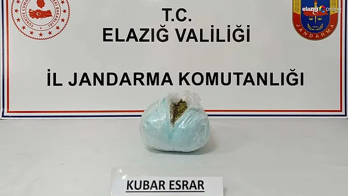 Elazığ'da uyuşturucuya geçit yok!