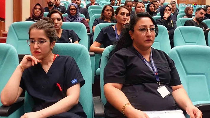Elazığ'da Sağlık Çalışanlarına 'Öfke Kontrolü ve Tükenmişlik' Eğitimi