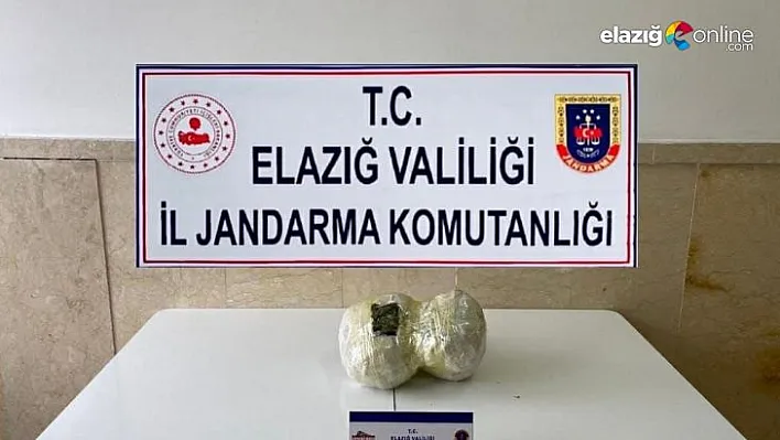 Elazığ'da 1 kilo 700 gram uyuşturucu madde ele geçirildi