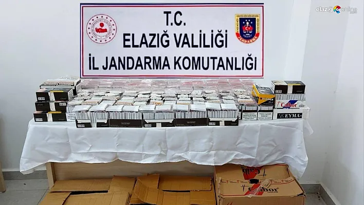 Elazığ'da Jandarma Kaçakçılıkla Mücadeleye Devam Ediyor!