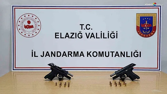 Karakoçan'da ruhsatsız tabanca operasyonu!