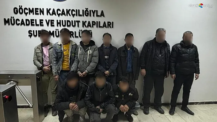 Elazığ'da Göçmen Kaçakçılığı Operasyonu: 16 Göçmen ve 3 Organizatör Yakalandı!