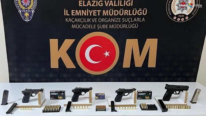 Bir operasyonda Elazığ KOM Şubeden!