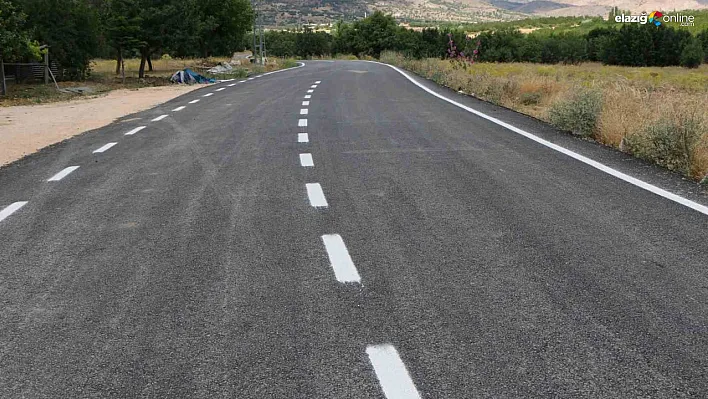 Elazığ'da 4 Köy Yeni Yoluyla Konforlu Ulaşıma Kavuştu!