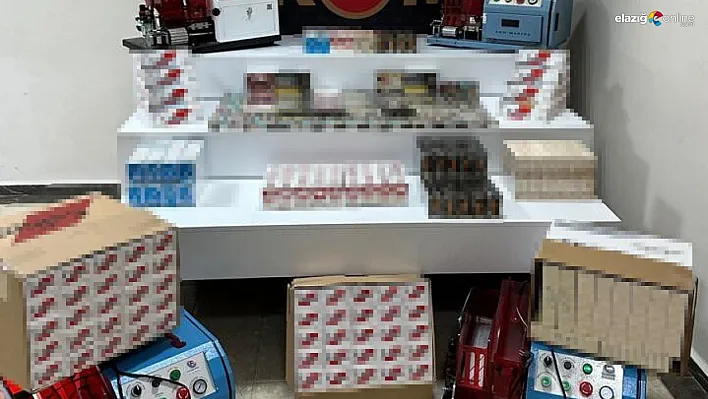 Elazığ'da kaçakçılıkla mücadele kararlılıkla sürüyor