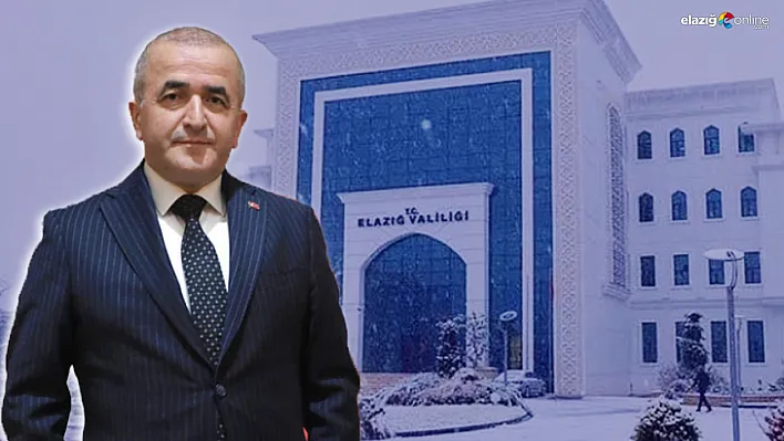 Vali Hatipoğlu'ndan Kar Yağışı Açıklaması: Elazığ'da Eğitime Ara Verildi!