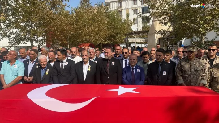 Elazığ'da Kıbrıs Gazisine Son Veda! Zülfikar Yıldırım Toprağa Verildi