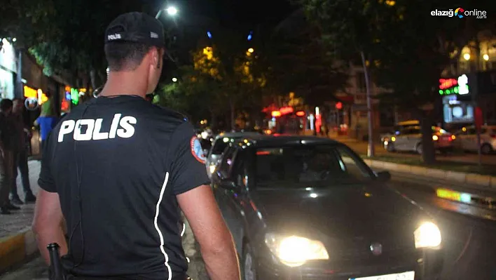Elazığ polisi denetimleri sıklaştırdı! 704 şahıs ve 342 araç sorgulandı
