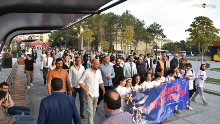 Sporun geleceği Elazığ'da şekilleniyor: Amatör Spor Haftası kortej yürüyüşüyle başladı!