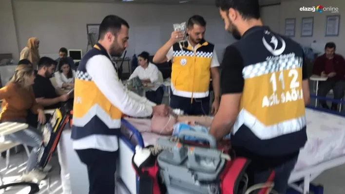 Elazığ İl Sağlık Müdürlüğü'nden ambulans personeline hayati eğitim