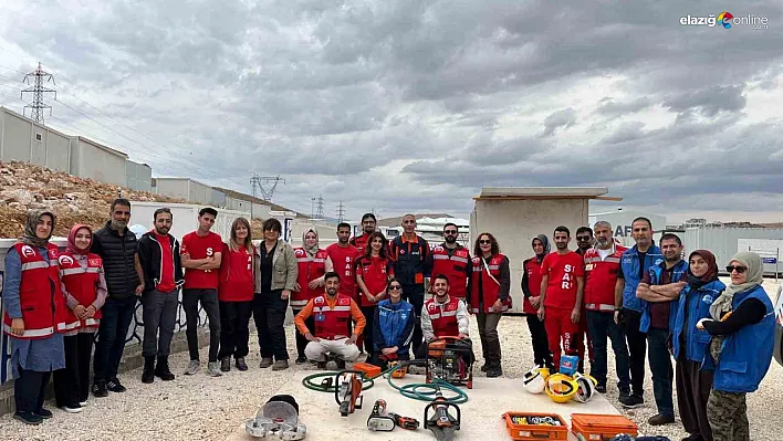 Elazığ'da Afetlere Hazırlık: SAR, ELDAK ve HARKUT-DER Üyelerine Enkazda Eğitim!