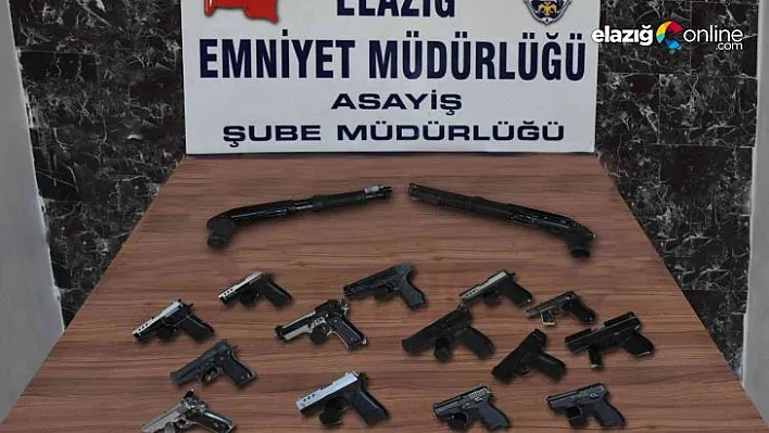 Elazığ'da asayiş ve şok uygulamaları: 124 kişi yakalandı