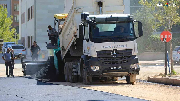 Şehrin Çehresi Değişiyor: Elazığ'da Asfaltlama Çalışmaları Tam Gaz!
