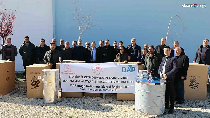 Elazığ'daki arı yetiştiricilerine anlamlı destek!