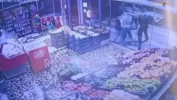 Elazığ'da Sokak Ortasında Dehşet! Olay Anı Kameralara Böyle Yansıdı