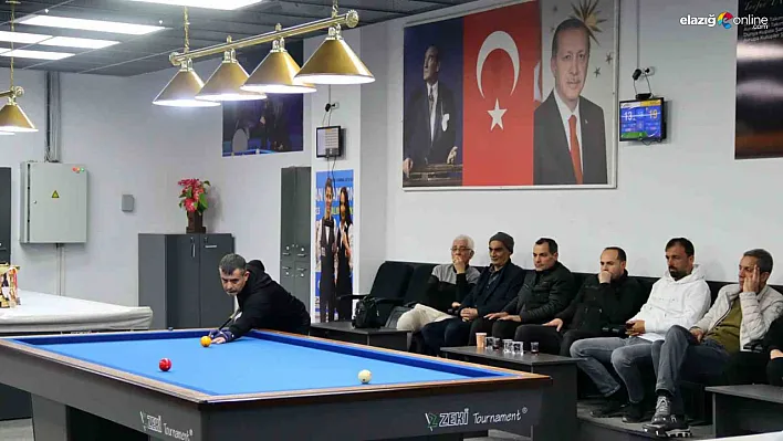 Elazığ'da Bilardo Şampiyonası Heyecanı: 3 Bant Bilardo İl Şampiyonası Tamamlandı!