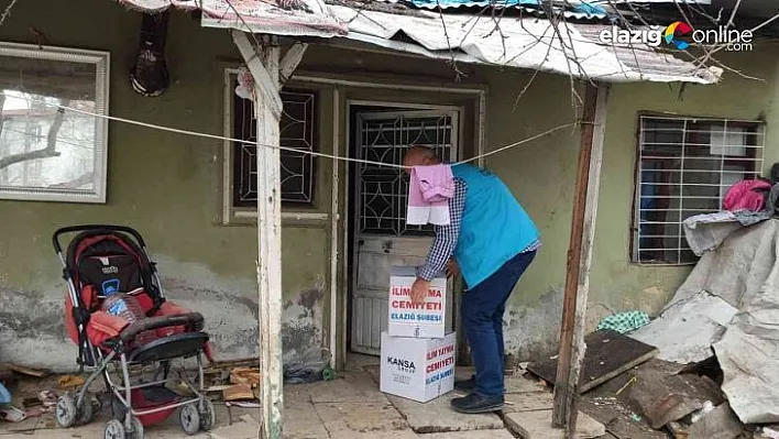 Elazığ'da bin aileye kışlık kıyafet ve gıda yardımı