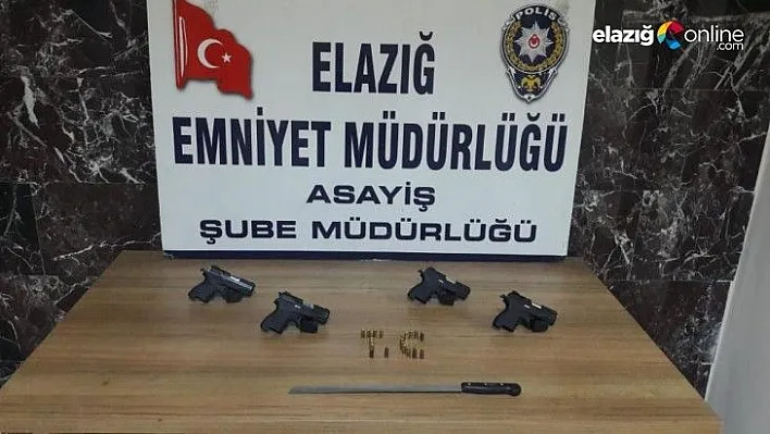 Elazığ'da bir hafta içerisinde 39 şüpheli tutuklandı