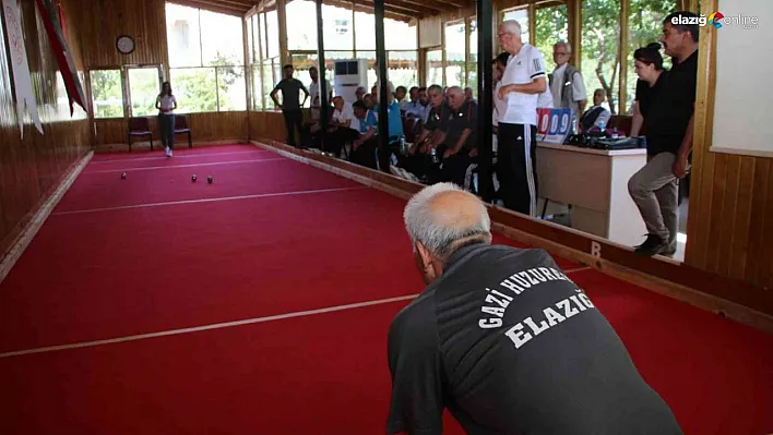 Yetişkin Gençler Bocce Turnuvasının 4. Grup ilk maçı Elazığ'da yapıldı