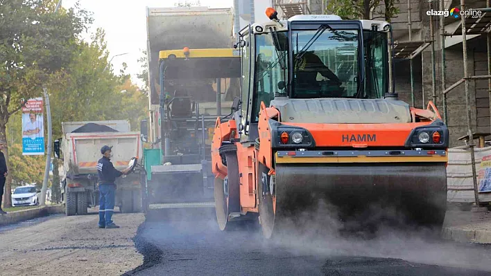 Elazığ'da caddeler yenileniyor