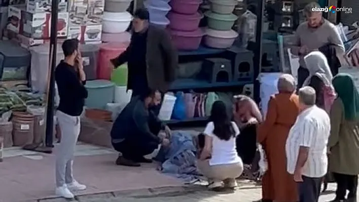 Elazığ'da Korkutan Anlar! Cam Silerken Düşen Kadın Yaralandı!