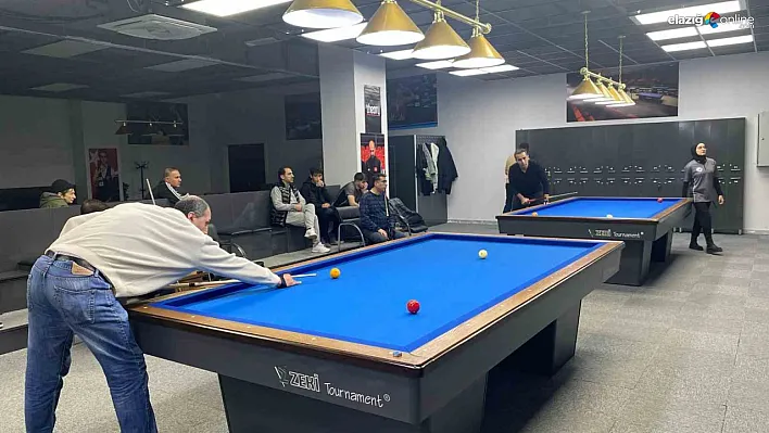 Elazığ'da Bilardo Tutkunları Çanakkale Şehitleri İçin Yarıştı!