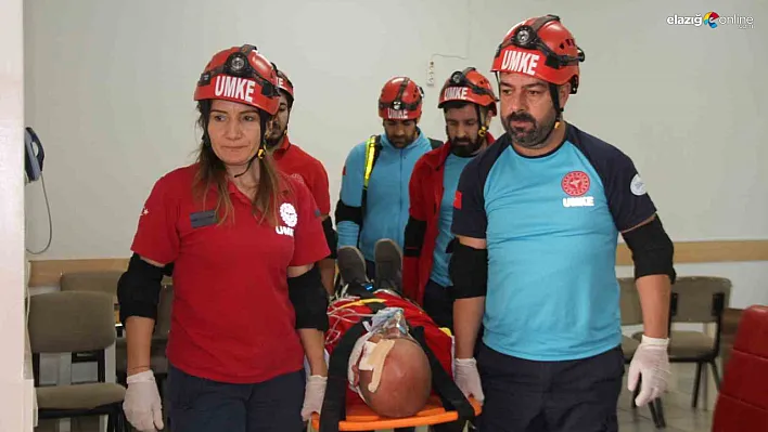 Elazığ'da gerçeği aratmayan tatbikat!