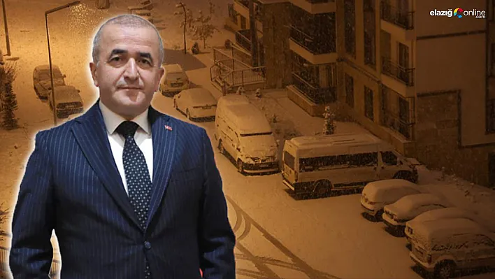 Elazığ'da Eğitime Kar Engeli: Vali Hatipoğlu'ndan Öğrencilere Özel Mesaj!