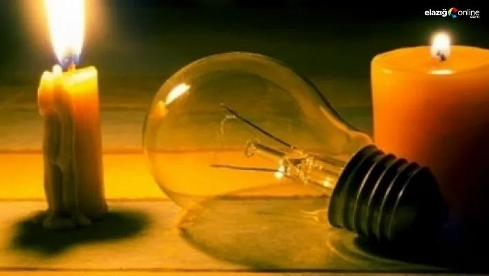 Elazığ'da Elektrik Kesintisi! İşte Çalışmalar Sırasında Etkilenecek Mahalleler!