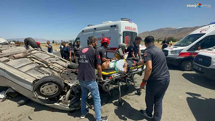 Elazığ-Bingöl Karayolunda feci kaza! 1 ölü, 2'si ağır 4 yaralı