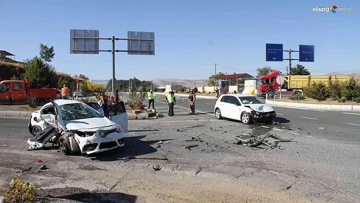 Elazığ'da feci kaza: 7 yaralı