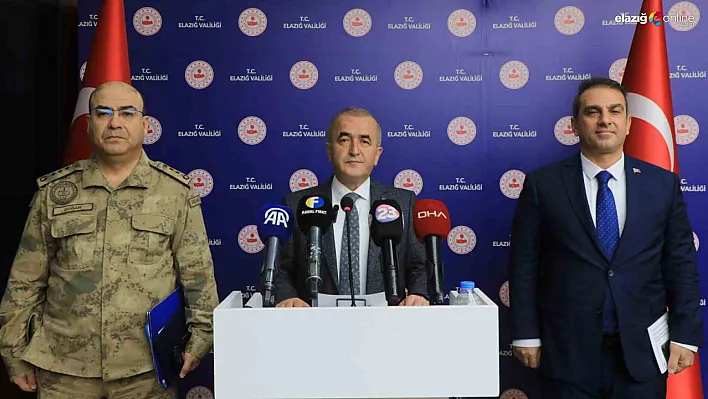 Elazığ Valisi Hatipoğlu'ndan 2024 Güvenlik Değerlendirmesi!