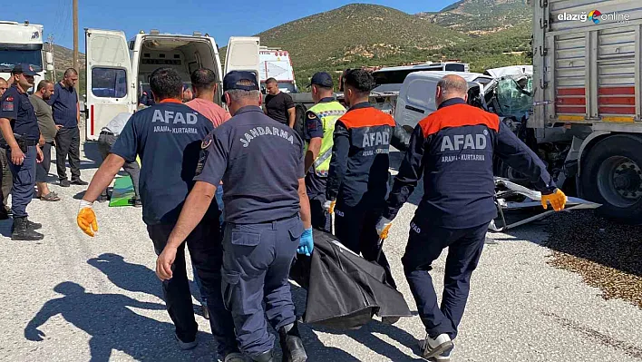 Elazığ'da Feci Kaza: Tırın Altına Giren Araçta Sürücü Yaşamını Yitirdi!