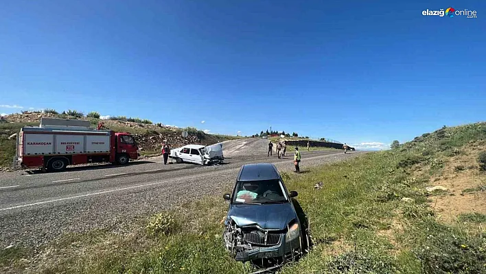 Elazığ'da iki ayrı trafik kazası: 9 yaralı