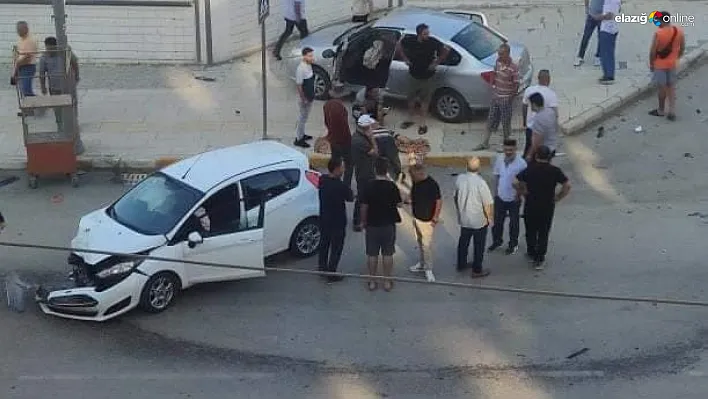 Elazığ Yahya Kemal Caddesi'nde trafik kazası: 1 yaralı