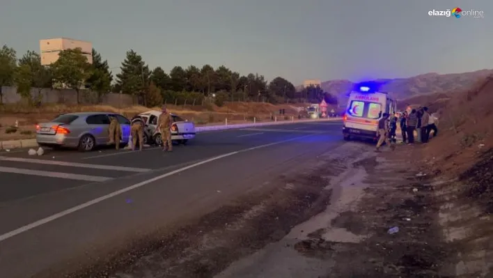 Elazığ Gülüçkür Köprüsü girişinde korkunç kaza: 8 Yaralı