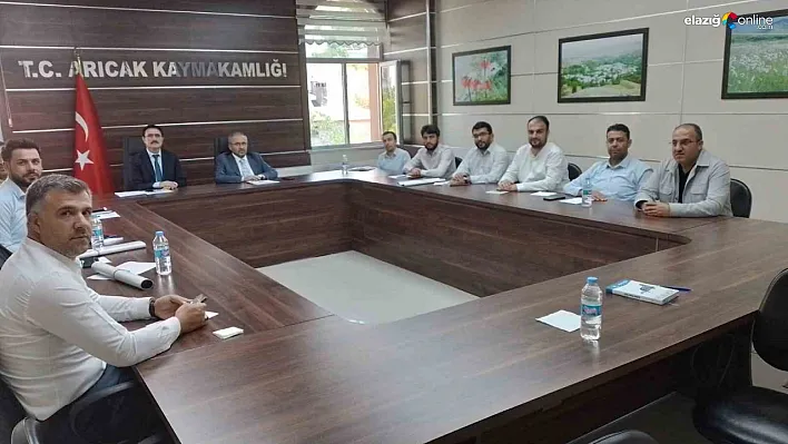 Elazığ'da İlçe Müftüleri Haziran Ayı Toplantısı Arıcak'ta Yapıldı!