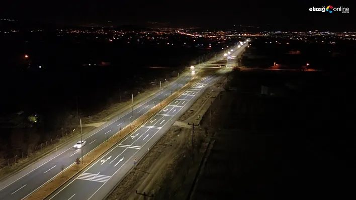 Elazığ'da Gece Yolculukları Artık Daha Güvenli! LED Aydınlatmalar Devrede!