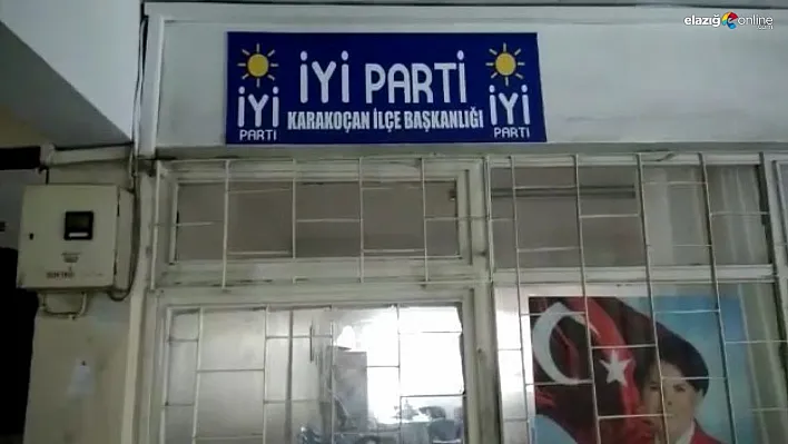 İYİ Parti ilçe binasında hırsızlık
